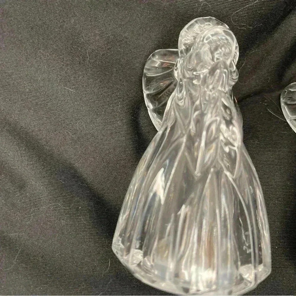 Vintage Pair of Gorham Crystal Angel Salt & Pepper Shakers Germany for Christmas - Picture 1 of 7